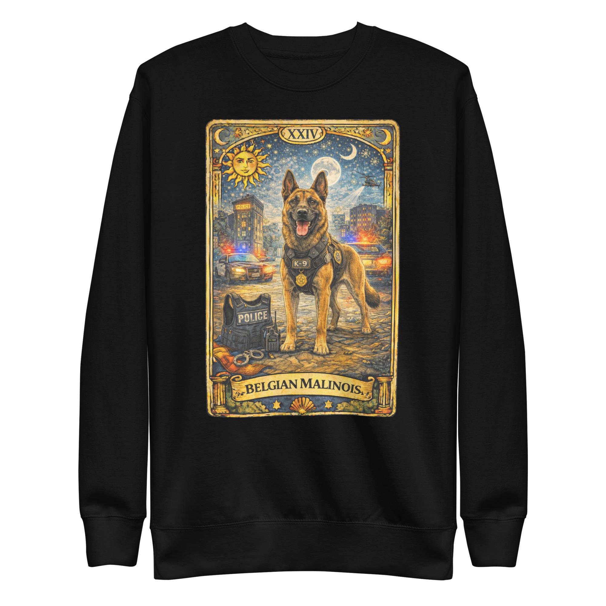 Belgian Malinois Tarot Card Crewneck